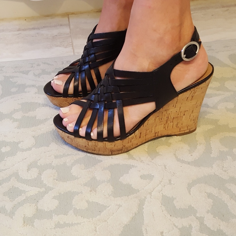 Franco Sarto Wedges sz 8